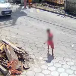 Vídeo mostra momento em que criança é atropelada em Sooretama