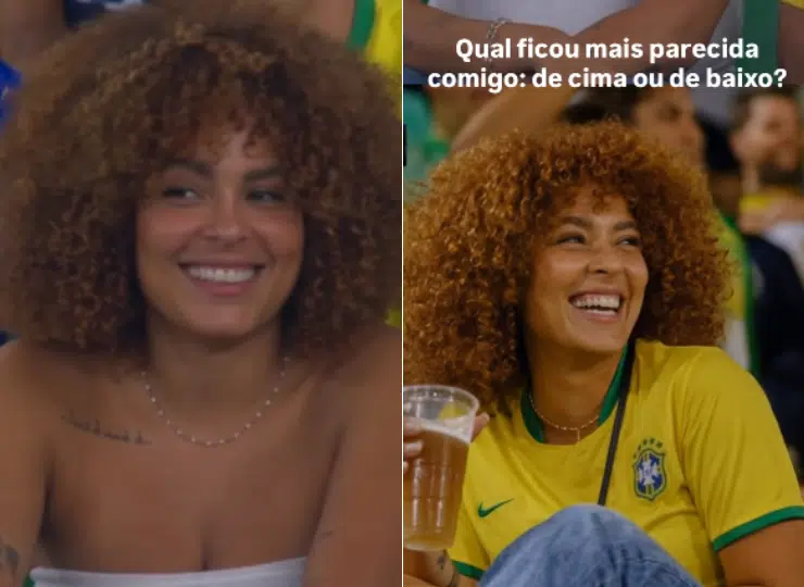 Influenciadors capixaba Bianca Queiros entrou na trend. Foto: Reprodução Instagram @qbianca