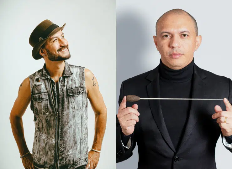 Nanno Viana e o mastero Isaac Gonçalves. Foto: Melina Furlan e Wellington Borges