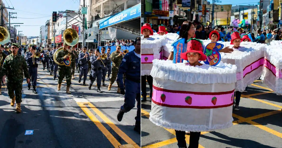 Desfile cívico em Cariacica