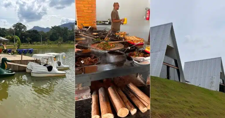 A 1 hora de Vitória, destino reúne pesca, chalés e fogão a lenha