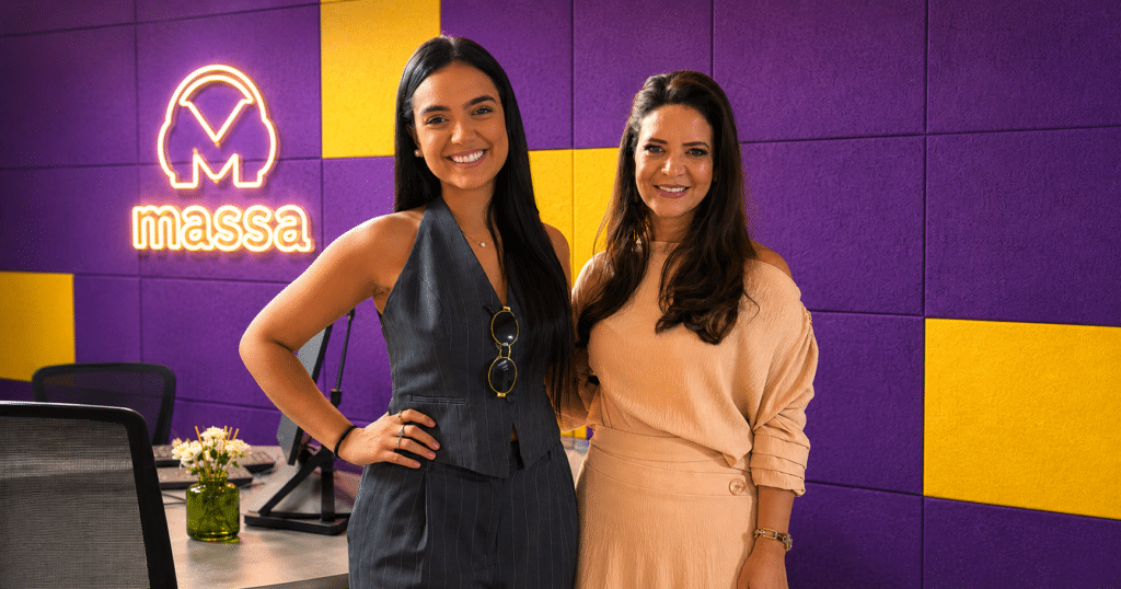 Nutricionista Julia Rocha com a CEO do Grupo Sim, Giselle Alves