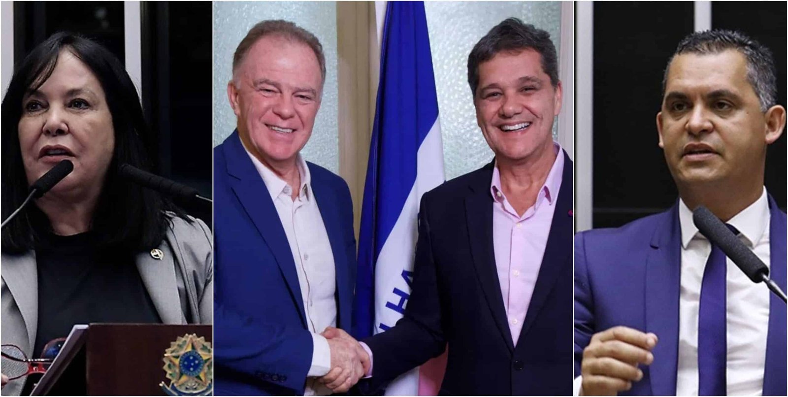 Rose de Freitas, Renato Casagrande, Ricardo Ferraço e Gilson Daniel