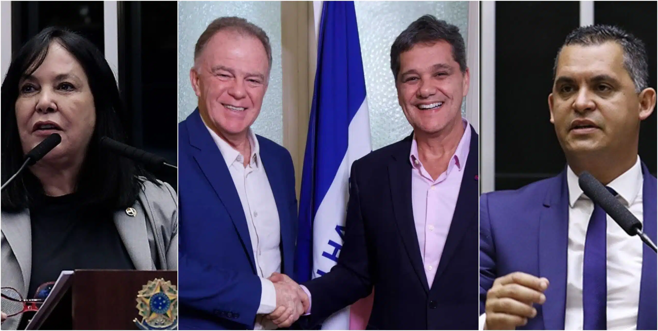 Rose de Freitas, Renato Casagrande, Ricardo Ferraço e Gilson Daniel