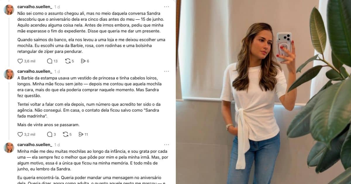 Cadê a Sandra da Caixa? Capixaba encontra mulher que marcou sua infância