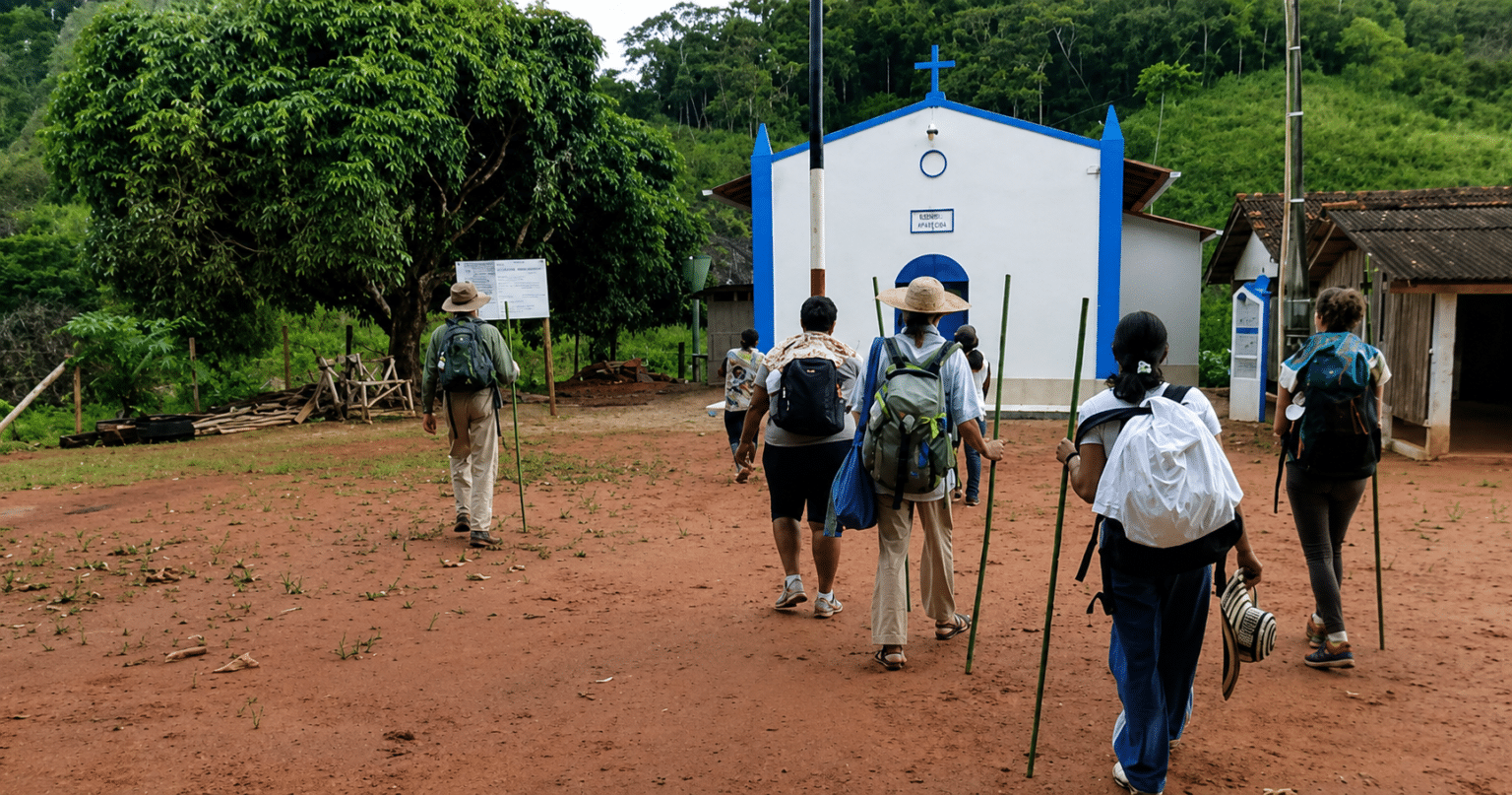 Trilha do Caminho da Sabedoria em Ibiraçu
