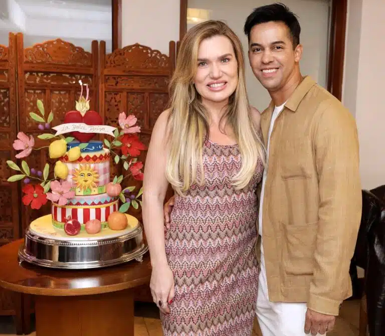 Os amigos Brisa Clem e Júnior Machado