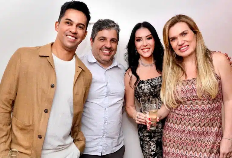 Júnior Machado, Thiago Boiteux, Cláudia Mameri e Brisa Clem