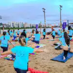 Yoga ao Amanhecer planeja reunir 120 pessoas na Curva da Jurema