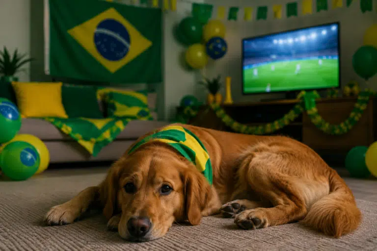 Saiba como proteger os pets durante as comemorações da Copa
