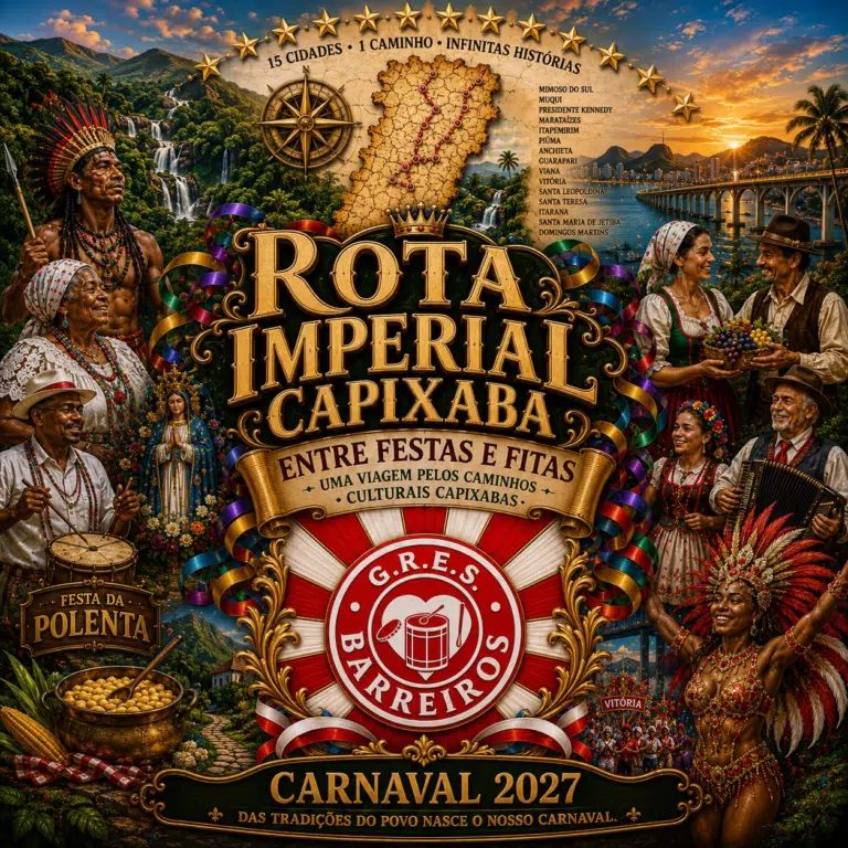 Da Rota Imperial a Itaúnas: o Carnaval 2027 vai ser uma viagem pela história do ES