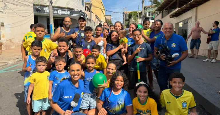 Com direito a churrasco, TV SIM apresenta jornal ao vivo de Cariacica