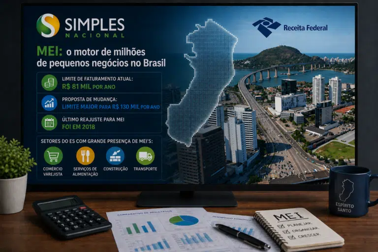 Governo envia projeto para ampliar limite do MEI para R$ 130 mil e pode beneficiar setores do ES