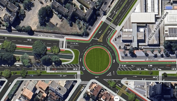 ​Obra na Avenida João Mendes vai reorganizar trânsito na região de Santa Mônica