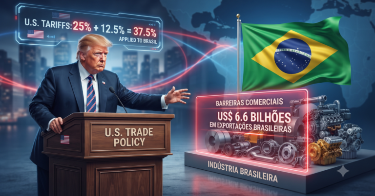 O Tarifaço dos EUA e o Impacto Real na Indústria Brasileira