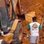 Trabalhadores são soterrados em deslizamento de terra em Cariacica