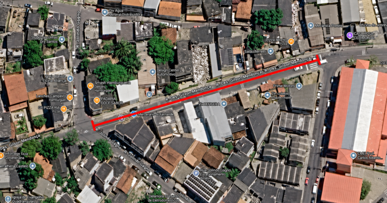 Avenida Desembargador Gilson Mendonça, em Gurigica, Vitória