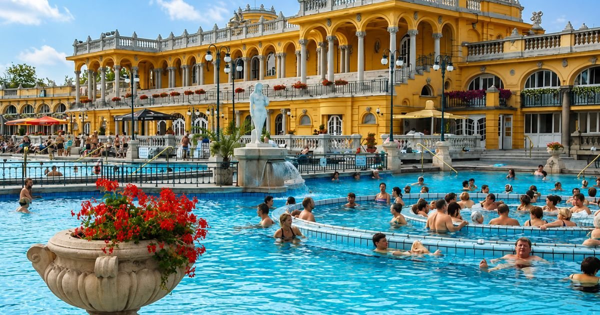Balneário Széchenyi na Hungria