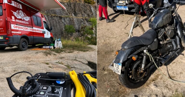 Harley-Davidson é encontrada no fundo de lagoa em Vitória