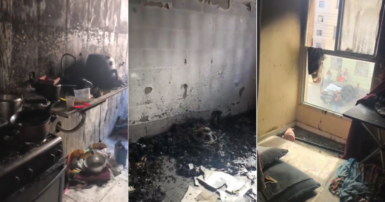 Incêndio destrói apartamento e deixa 16 famílias fora de casa na Serra