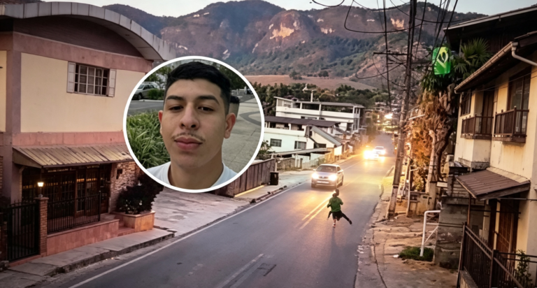 Câmera registra acidente que matou jovem após 'dar grau' com moto no ES