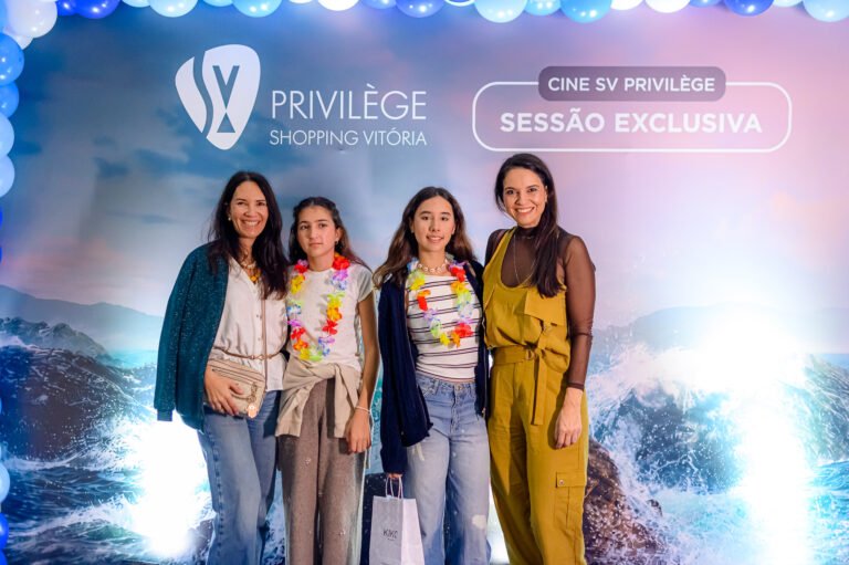 Renata Póvoa, Maria Eduarda, Nina e Denise Póvoa