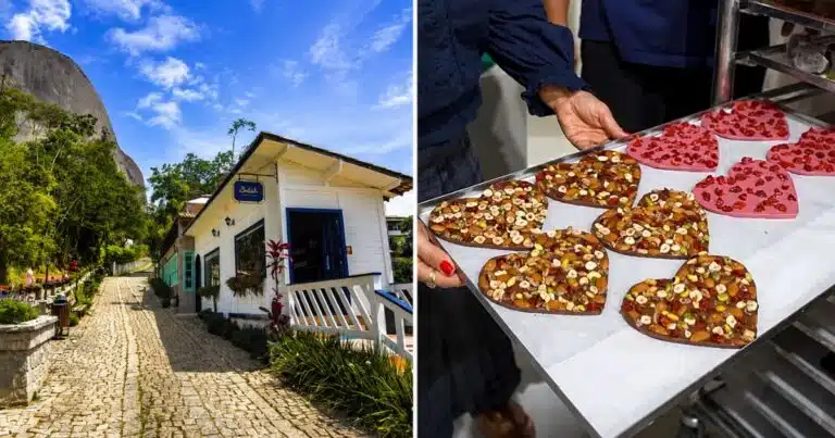 Conheça a fábrica onde turistas fazem chocolate no ES