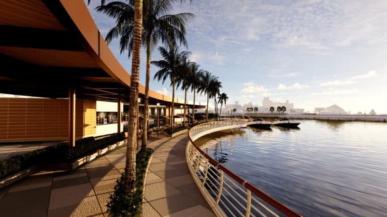 Perspectiva do Canal de Camburi