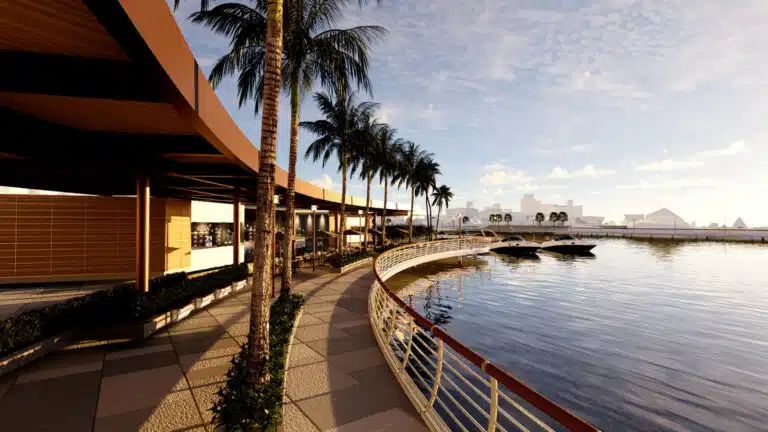 Perspectiva do Canal de Camburi