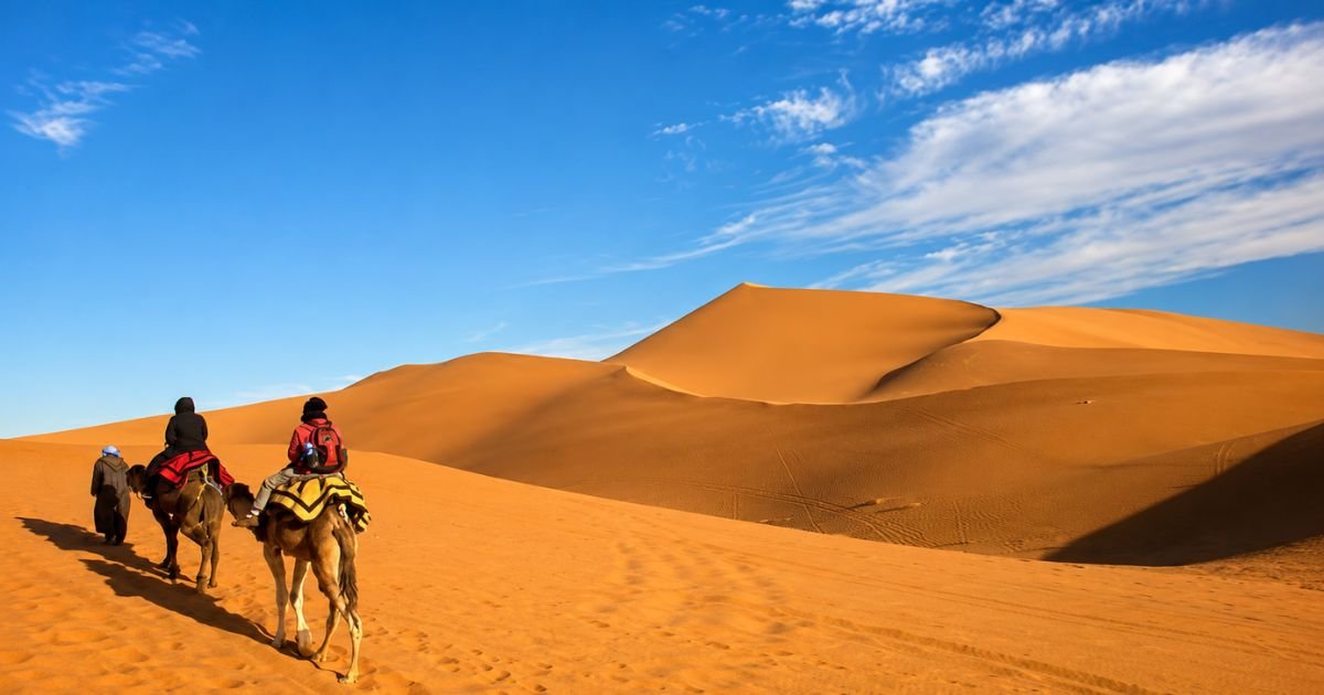 deserto de Merzouga, em Marrocos