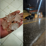 Temporal de granizo pega cidades do ES de surpresa; veja vídeos!