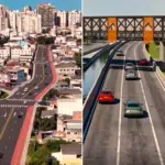 Vídeo mostra ampliação da alça da 3ª Ponte e passarela na Praia da Costa