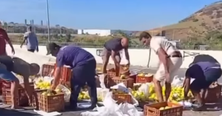 Carga de maracujá cai na estrada e atitude surpreende no ES