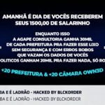 “Todo político rouba”: site da Câmara de Vitória sofre ataque hacker