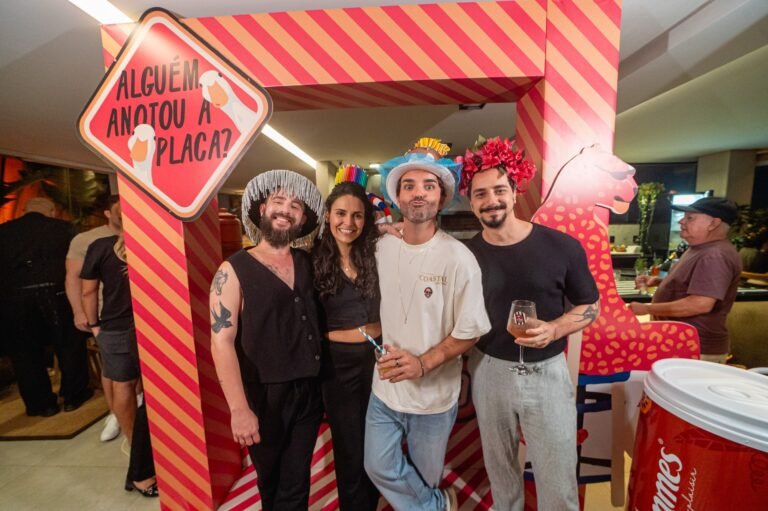 Rafael Torezani, Glenda Barbosa, Victor de Castro e Marcelo Gorza