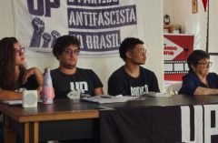 A Unidade Popular (UP) oficializou a candidatura de Rafael Demuner ao Governo do Espírito. Foto: Divulgação