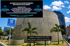 O site da Câmara foi alvo de um ataque hacker. Foto: Reprodução